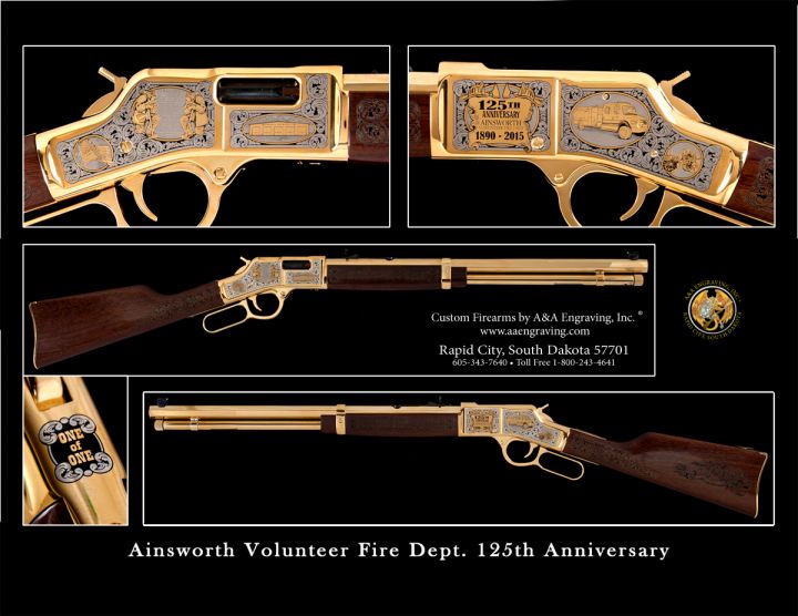 Ainsworth, NE Volunteer Fire Dept 125th Anniversary Henry Big Boy Rifle