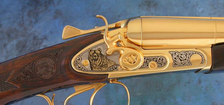 Alaskan Grizzly Remington Spartan Coach Gun | Inventory | A&A Engraving,  Inc.