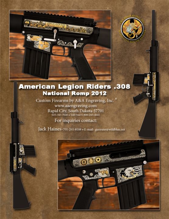 American Legion Riders National Romp DPMS .308 Caliber AR-15