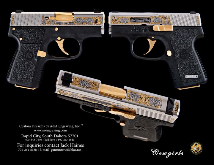 Bad Beautiful Cowgirl P380 Pocket Pistol