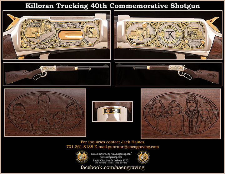 Killoran Trucking 40th Anniversary Commemorative Shotgun