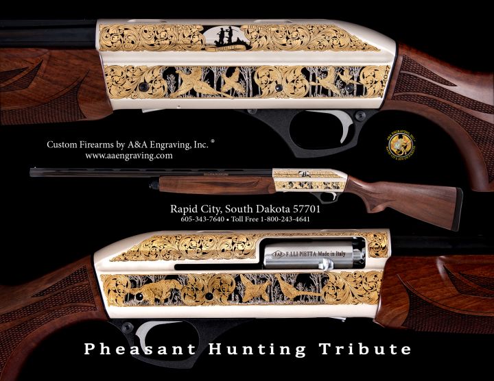 Pheasant Hunting Tribute 2016 Pietta Shotgun