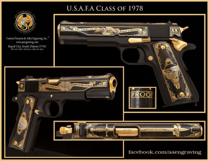 U.S Air Force Academy (USAF) Class of 1978 1911 Pistol